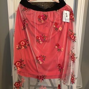 LulaRoe “Lola” Skirt - L (NWT) - Spring colors